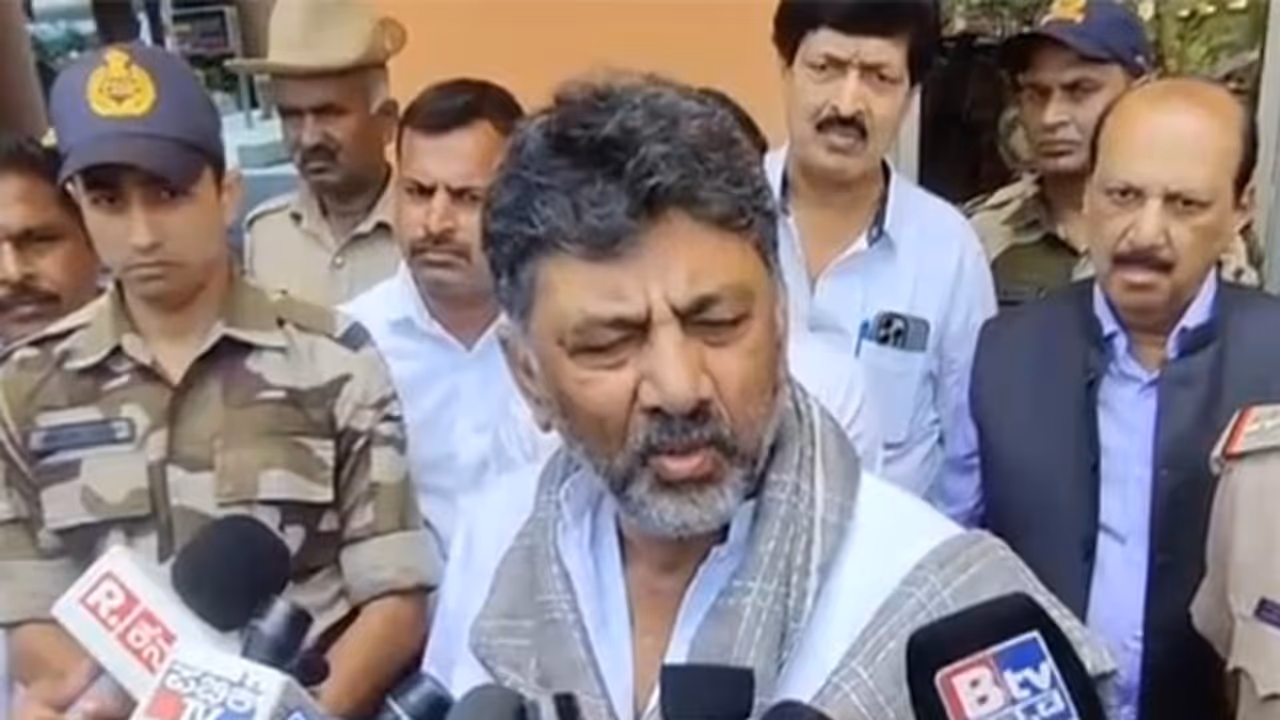 Karnataka Deputy Chief Minister DK Shivakumar (File photo/ANI)