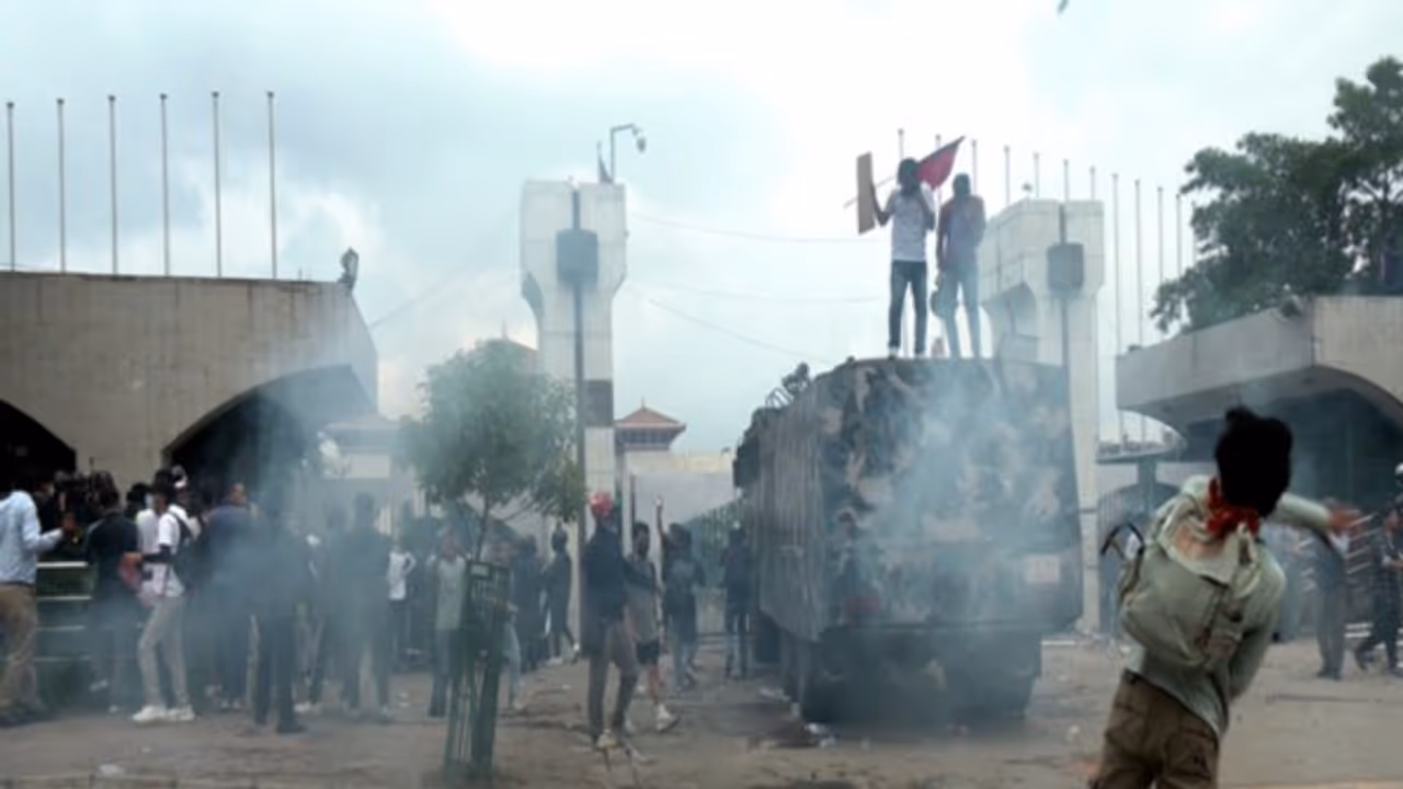 Protesters in Kathmandu as Nepal lifts social media ban