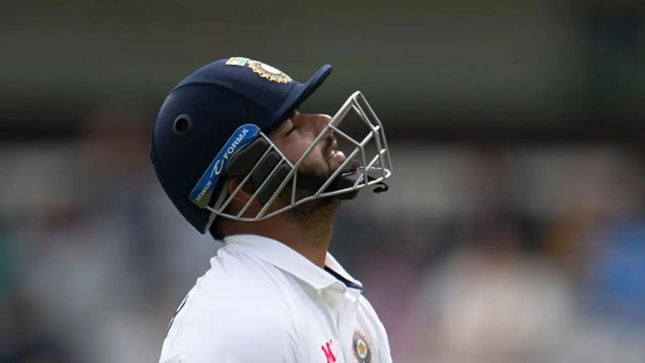 rishabh pant out rishabh pant out