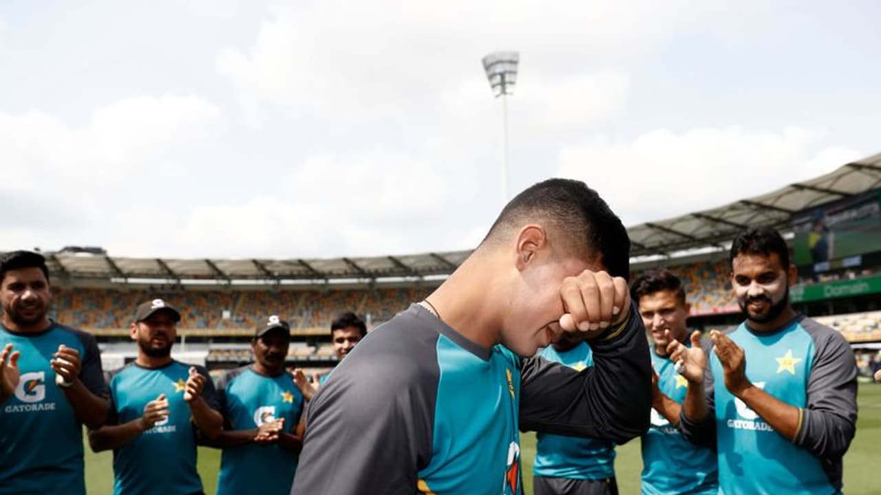 Naseem Shah cry Naseem Shah cry