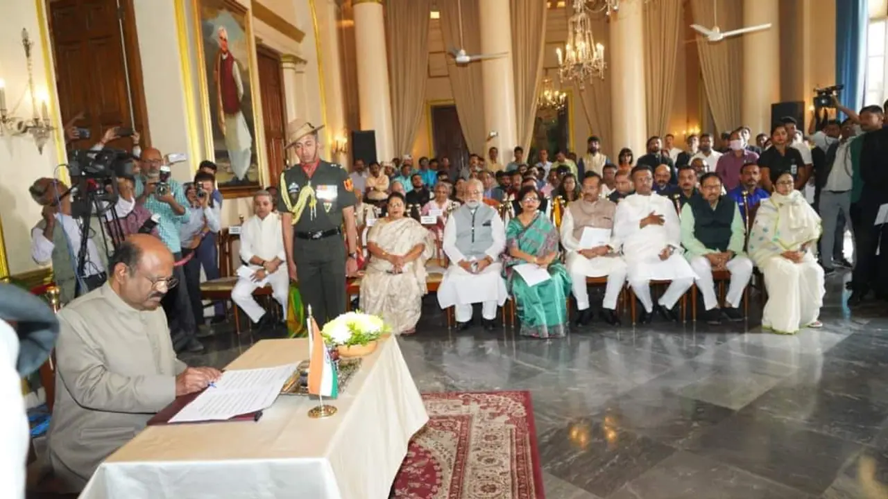 CV Ananda Bose Oath Taking Ceremony CV Ananda Bose Oath Taking Ceremony