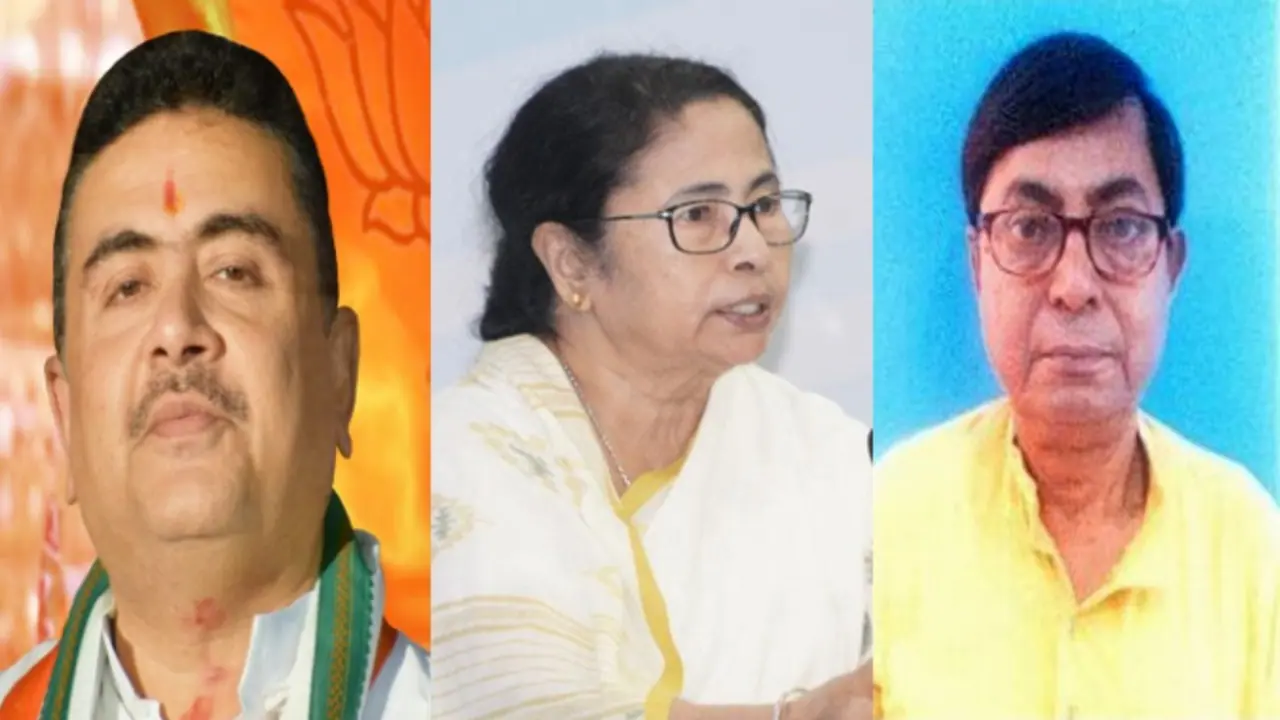 dipak ghosh mamata banerjee suvendu adhikari dipak ghosh mamata banerjee suvendu adhikari