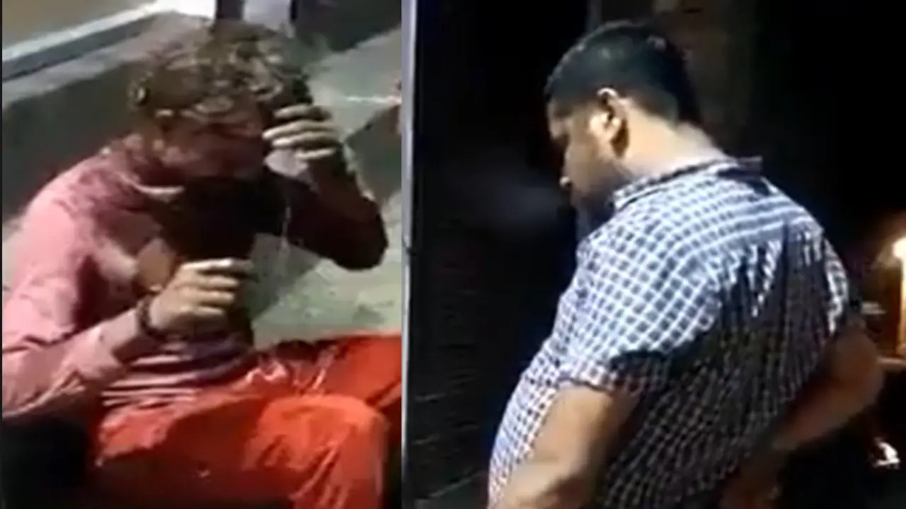 bjp leader urinates on tribal man bjp leader urinates on tribal man