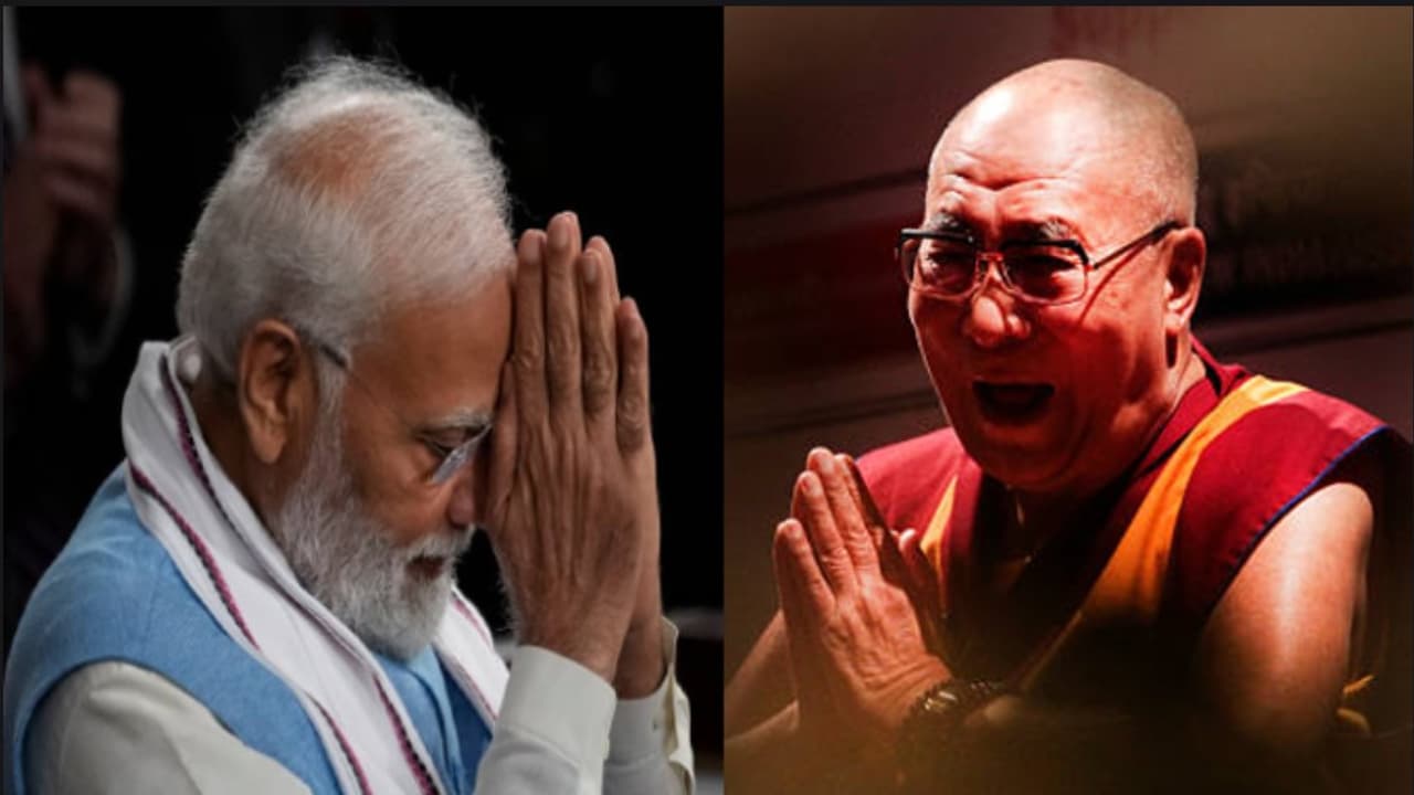 PM Narendra Modi Dalai Lama PM Narendra Modi Dalai Lama