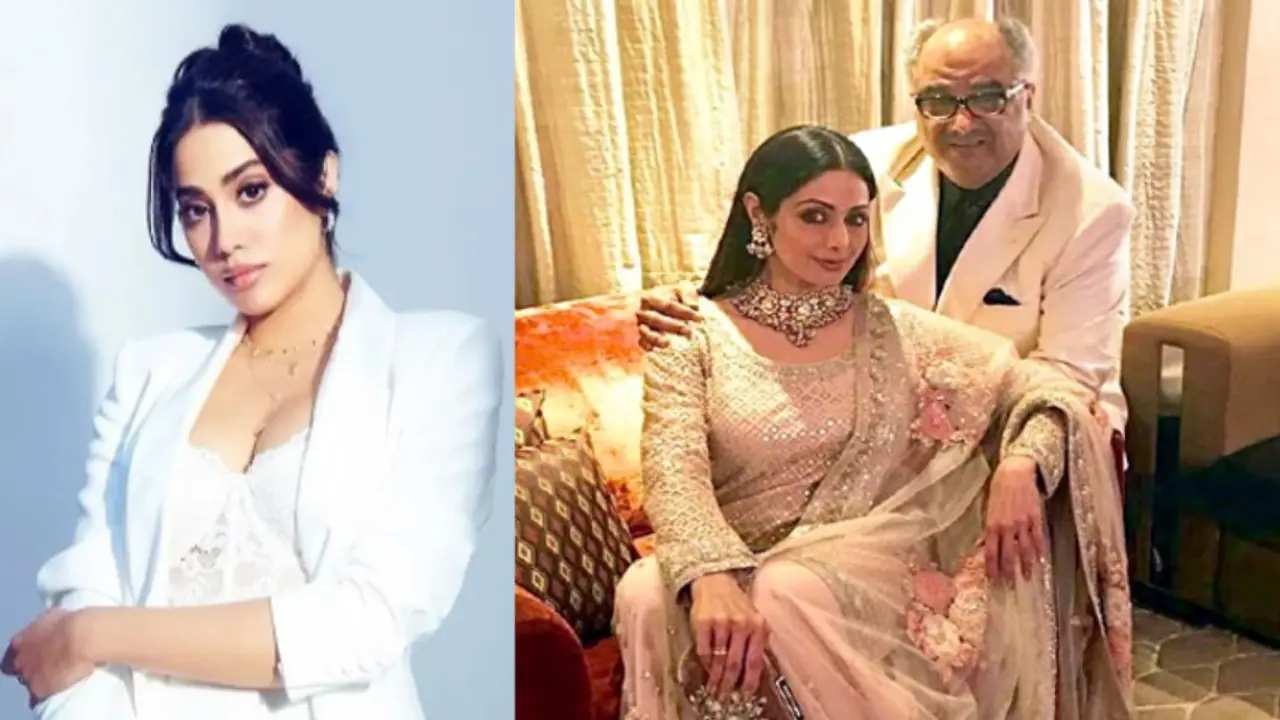 Janhvi Kapoor boney kapoor and sridevi Janhvi Kapoor boney kapoor and sridevi
