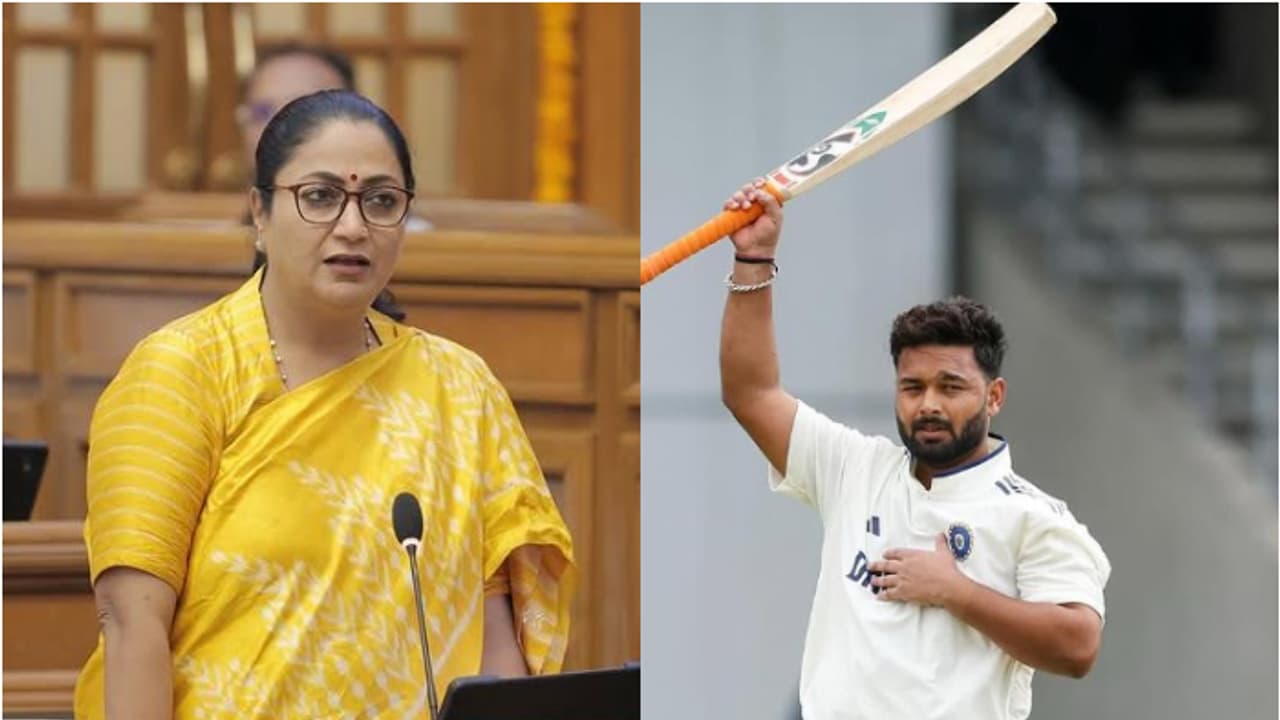 CM Rekha Gupta Congratulates Rishabh Pant on Fastest 100 Test Sixes Record CM Rekha Gupta Congratulates Rishabh Pant on Fastest 100 Test Sixes Record