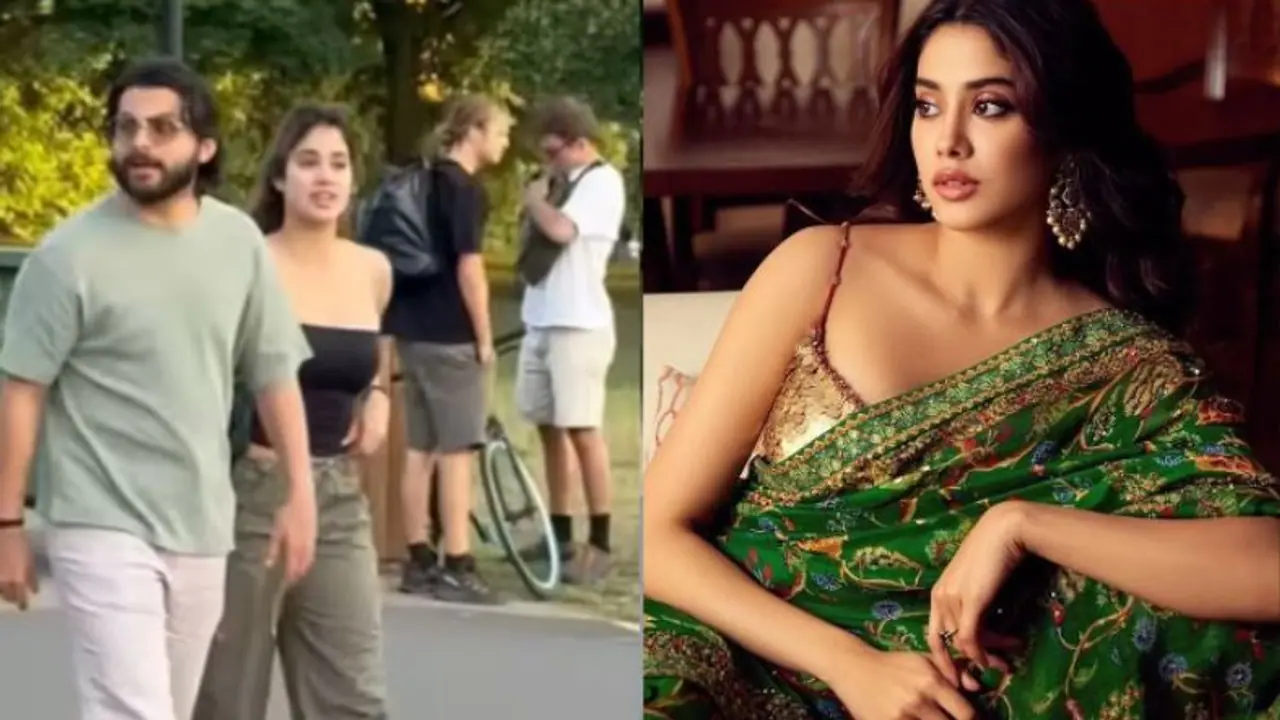 Janhvi Kapoor spotted with Shikhar Pahariya in London viral video
