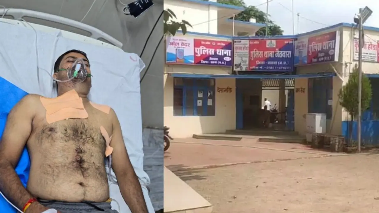 Satna Jaitwara Police Station Shooting Satna Jaitwara Police Station Shooting