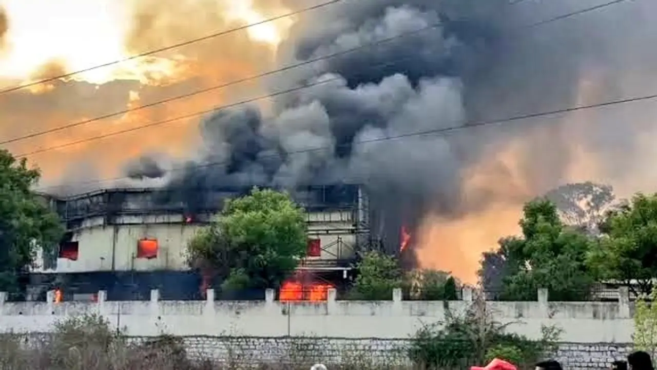 Reactor blast in Telangana