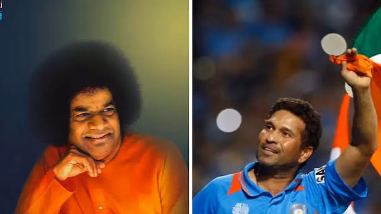 Sachin Tendulkar Sathya Sai Baba Sachin Tendulkar Sathya Sai Baba