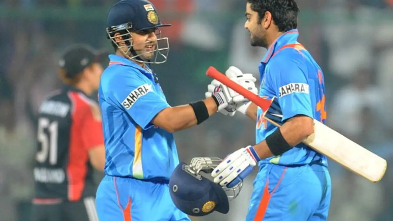 Virat Kohli, Gautam Gambhir Virat Kohli, Gautam Gambhir