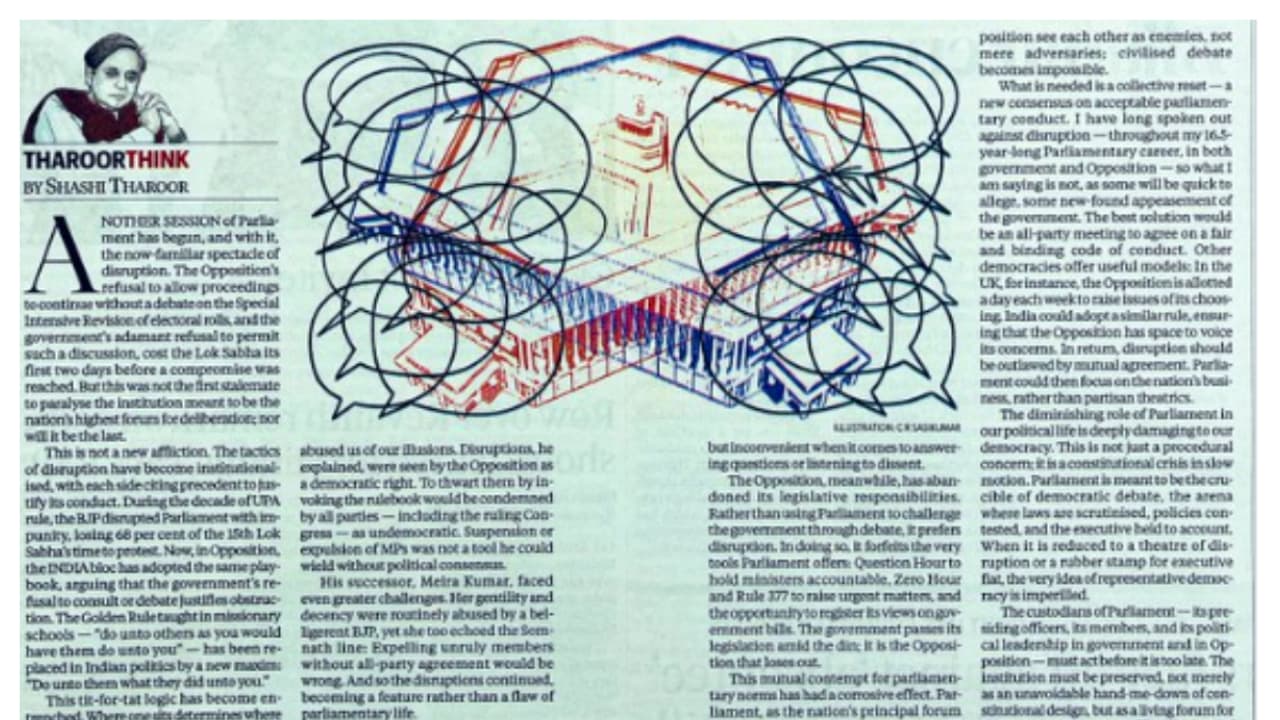 Tharoor article