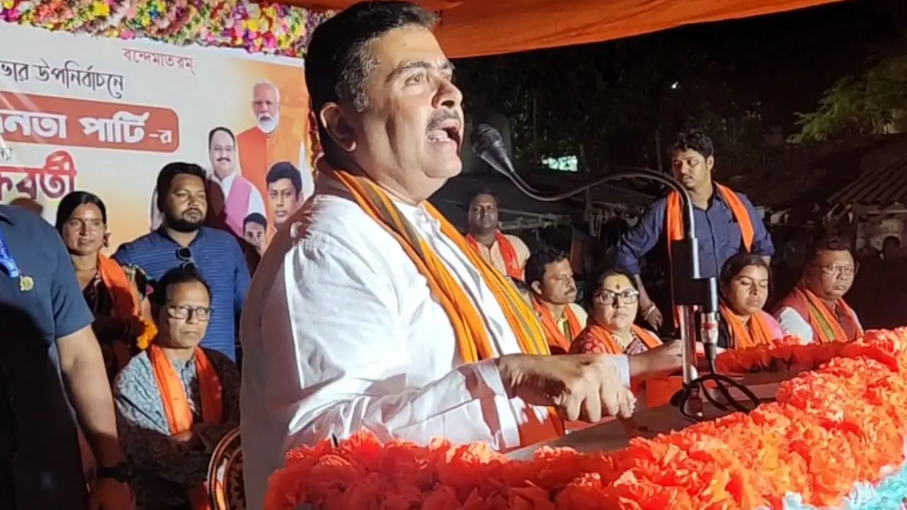 BJPs Suvendu Adhikari targets Mamata Banerjee while campaigning for Taldangra Assembly by elections bsm BJPs Suvendu Adhikari targets Mamata Banerjee while campaigning for Taldangra Assembly by elections bsm