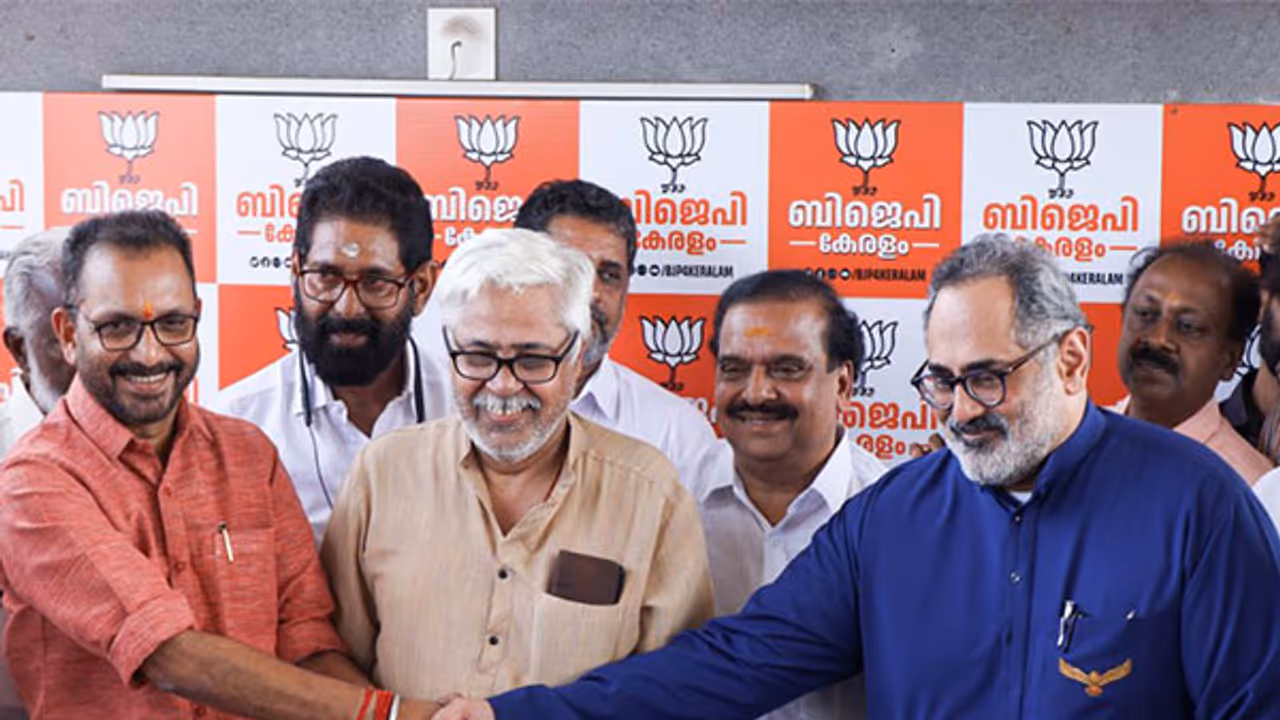 Newly appointed Kerala BJP chief, Rajeev Chandrasekhar (Photo/@BJP4Keralam)
