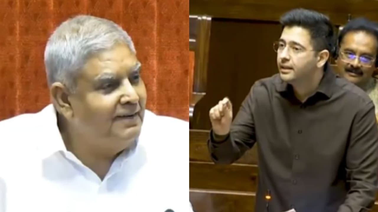 जगदीप धनखड़ ने राघव चड्ढा से किया सवाल जगदीप धनखड़ ने राघव चड्ढा से किया सवाल