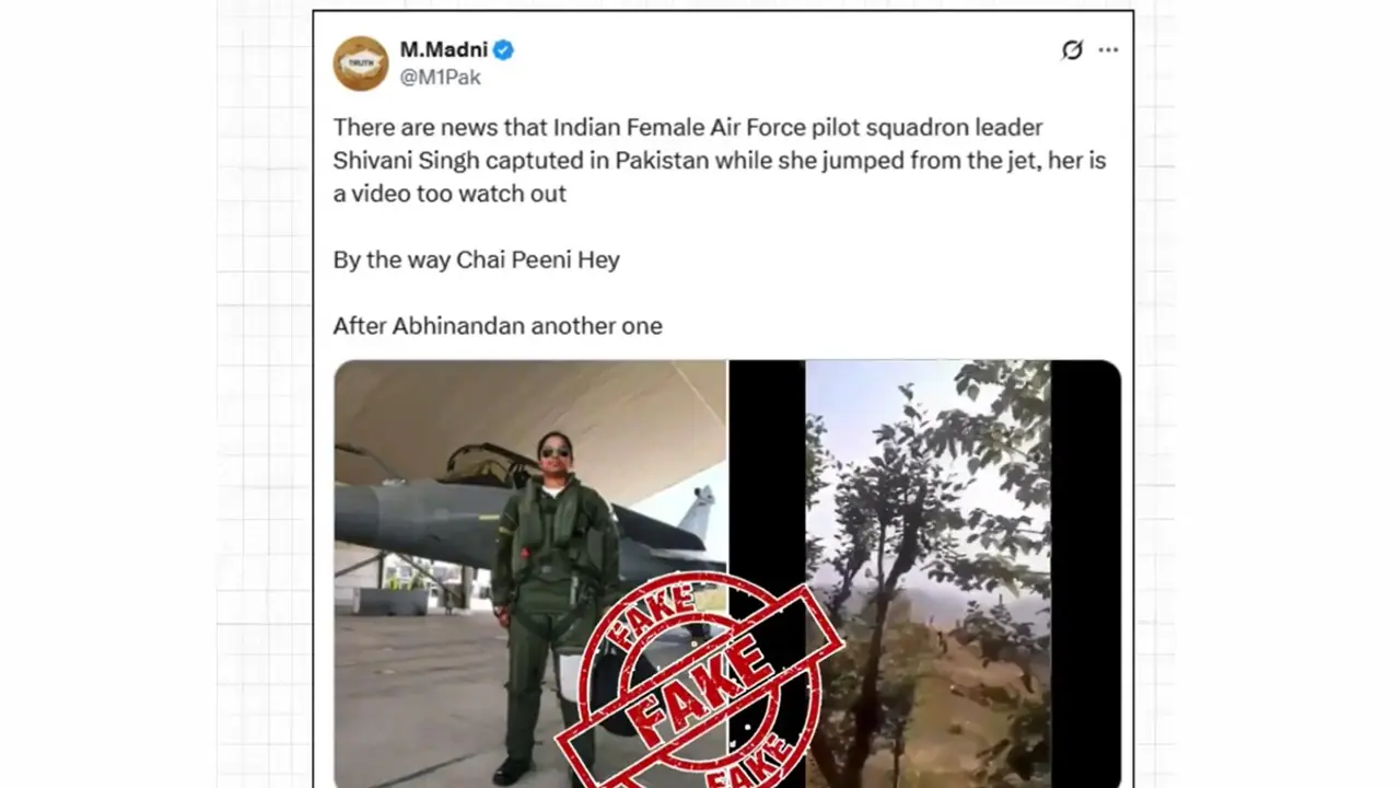 indian air force pilot shivangi singh not captured by pakistan indian air force pilot shivangi singh not captured by pakistan