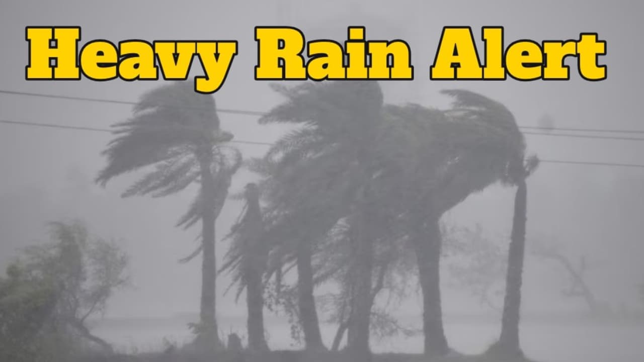 Heavy Rain Alert in Delhi and UP