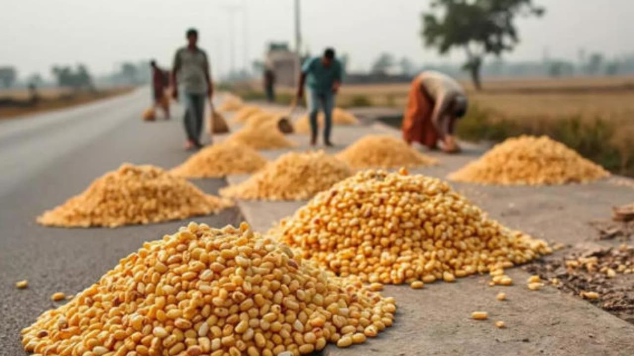 रोड पर मक्का क्यों सुखा रहे लोग? रोड पर मक्का क्यों सुखा रहे लोग?