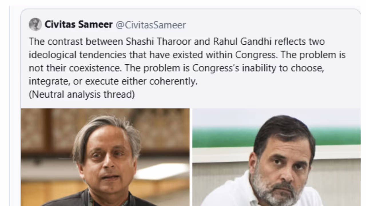 Tharoor on X Tharoor on X