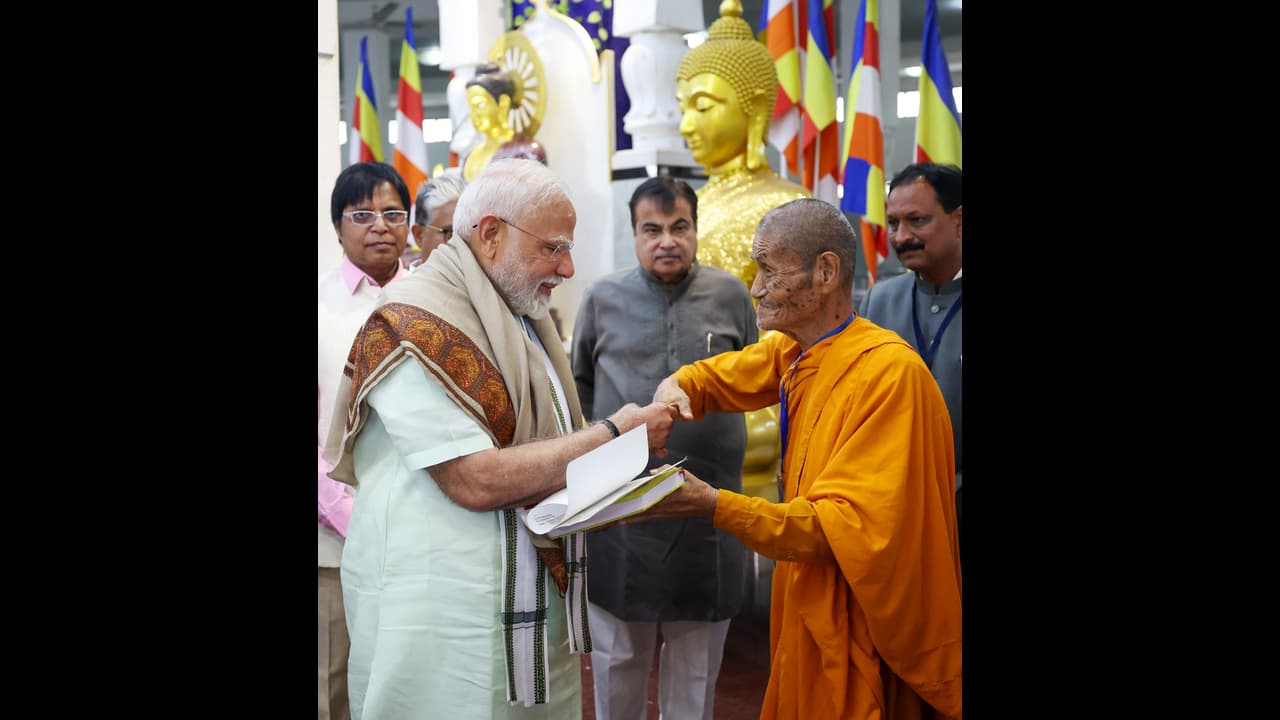 PM Modi at Madhav netralaya PM Modi at Madhav netralaya