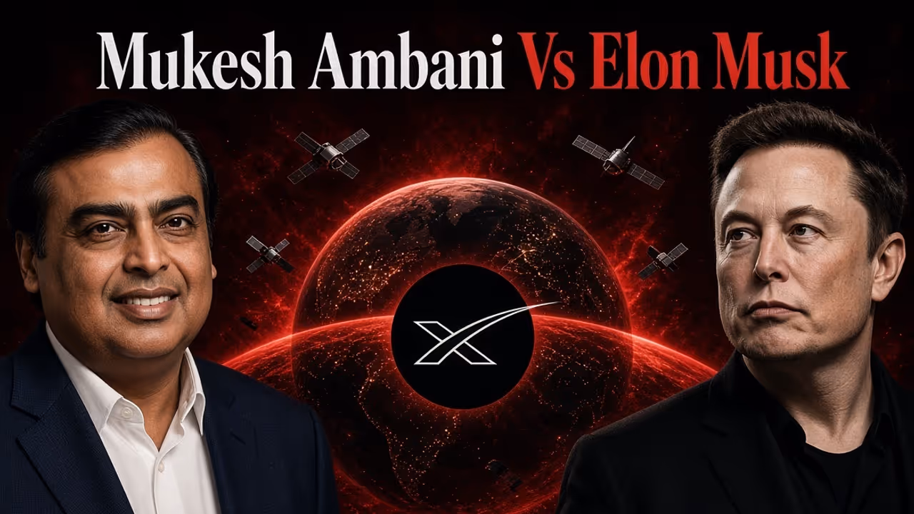 Ambani vs Musk? The High Stakes Race to Win India's Satellite Internet Market Ambani vs Musk? The High Stakes Race to Win India's Satellite Internet Market