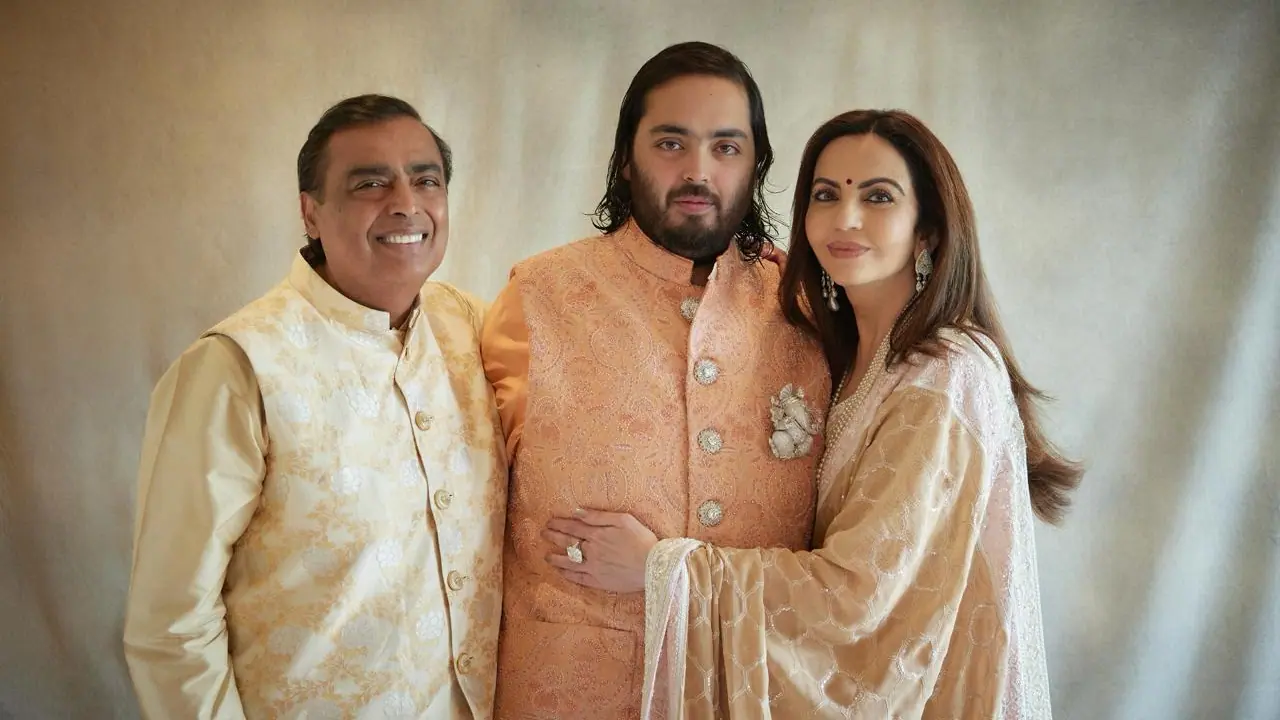 Mukesh Ambani tears up as Anant talks about health at pre wedding event watch viral video bsm Mukesh Ambani tears up as Anant talks about health at pre wedding event watch viral video bsm
