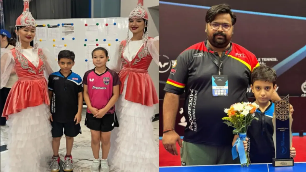 Avni Dua and Krishiv Garg are the pride of table tennis 