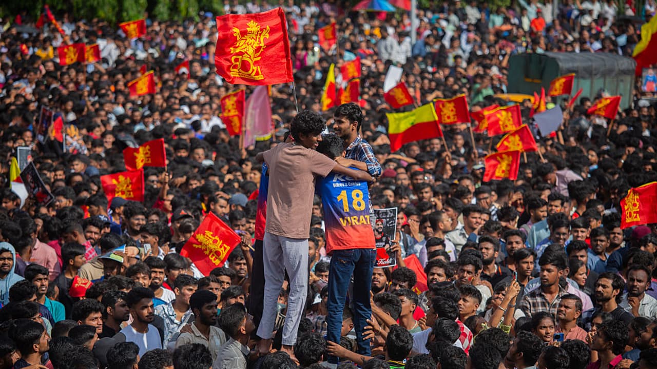 RCB victory celebration