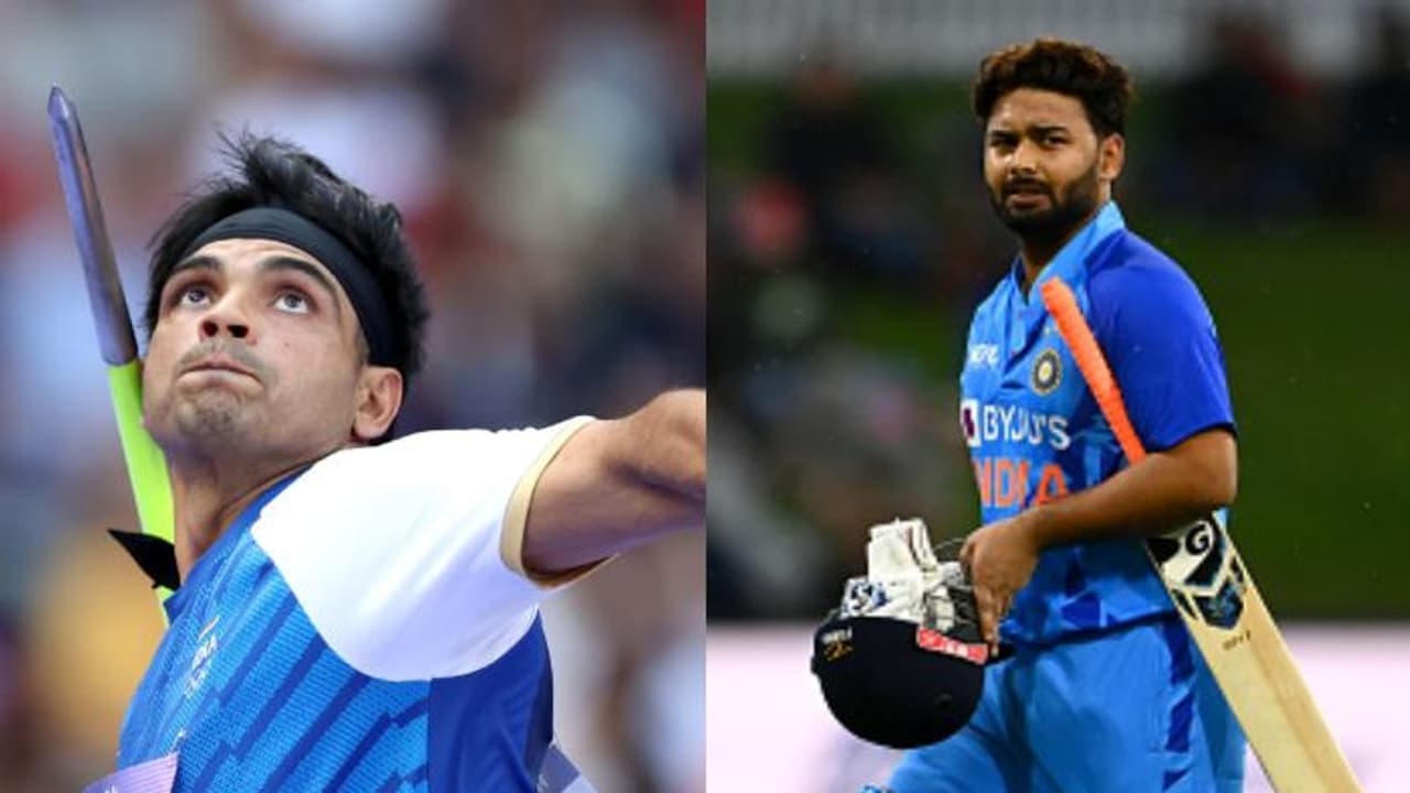 Neeraj Chopra Rishabh Pant Neeraj Chopra Rishabh Pant