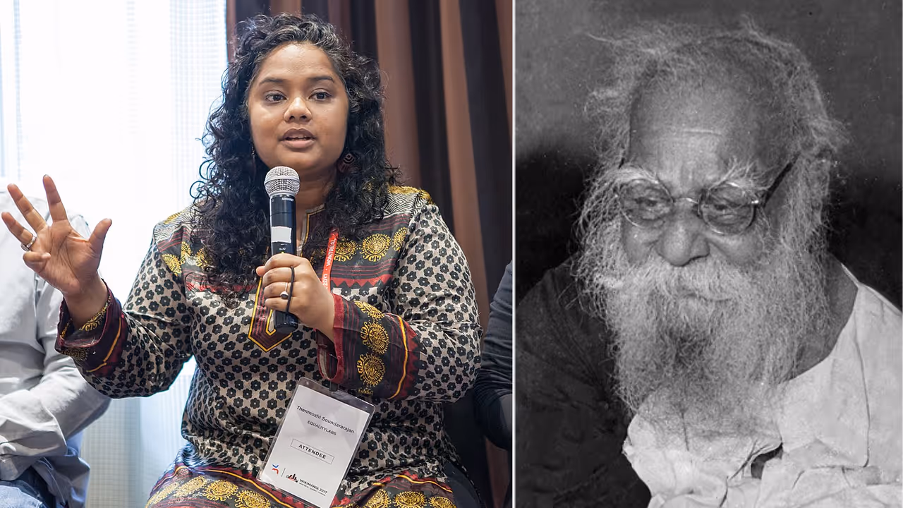 Periyar Vaikom Award Conferred Upon Thenmozhi Soundararajan
