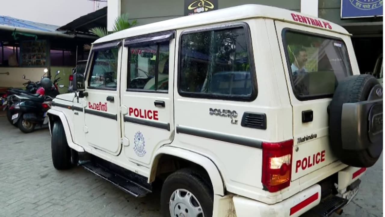 Police jeep glass broke