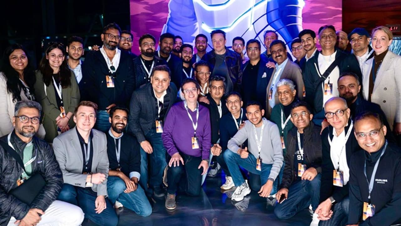 Elon Musk hosts Indian business leaders 