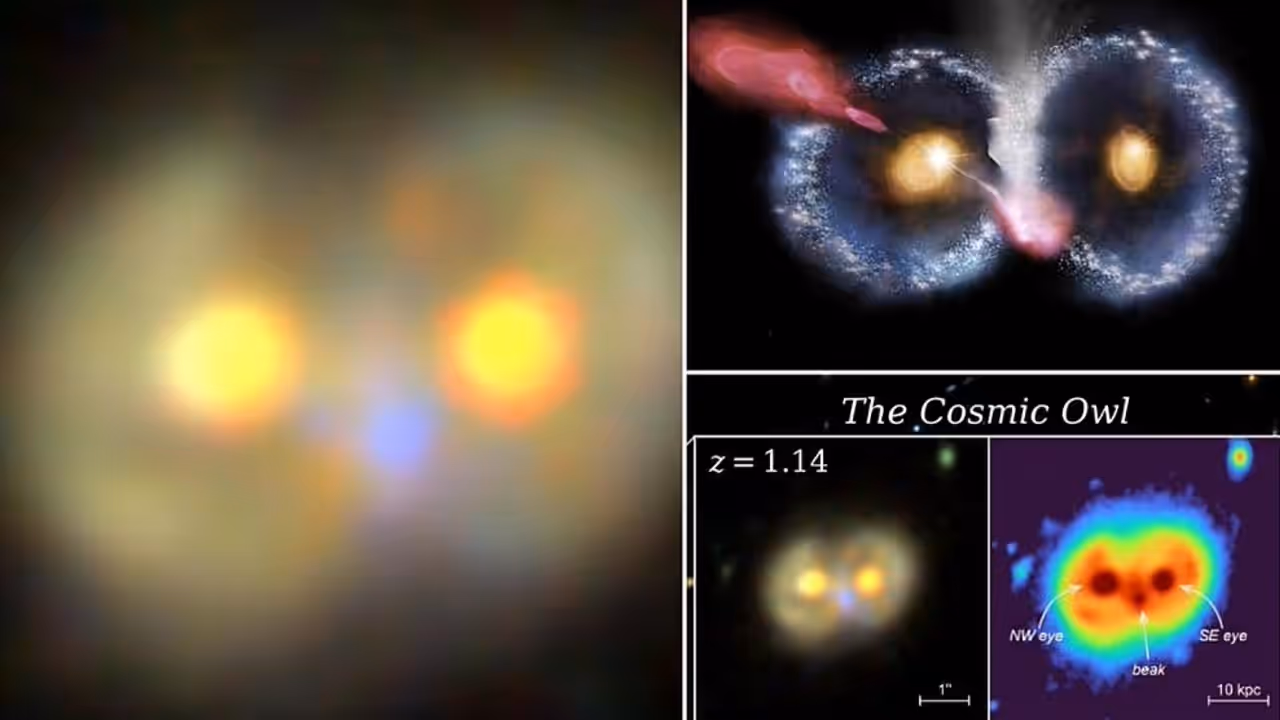 Cosmic owl captured by James Webb Space Telescope 