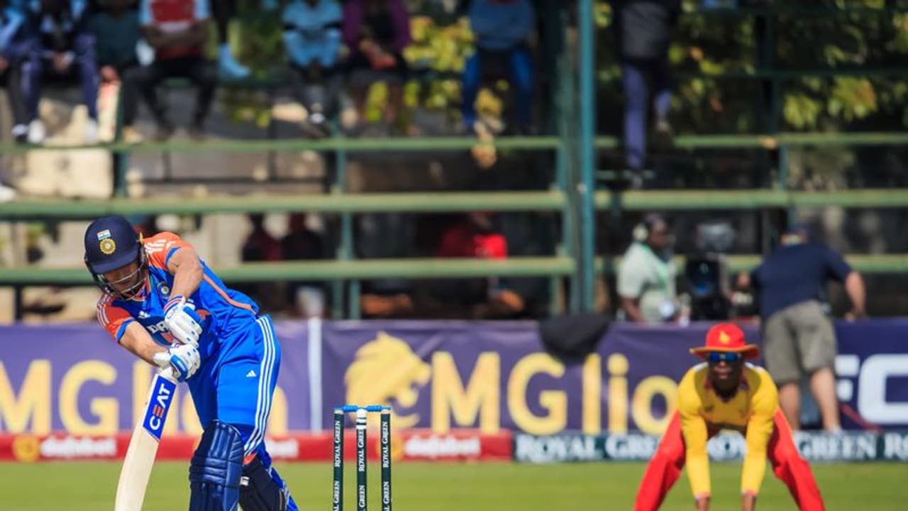 Shubman Gill, IND vs ZIM 3rd T20I Live