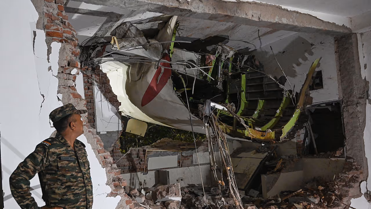 Aftermath Of Air India Plane Crash In Ahmedabad in June 2025