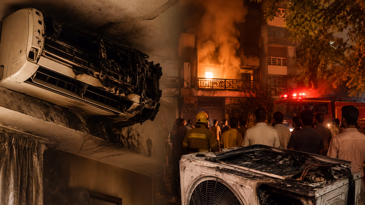 Delhi AC Fire Tragedy Delhi AC Fire Tragedy