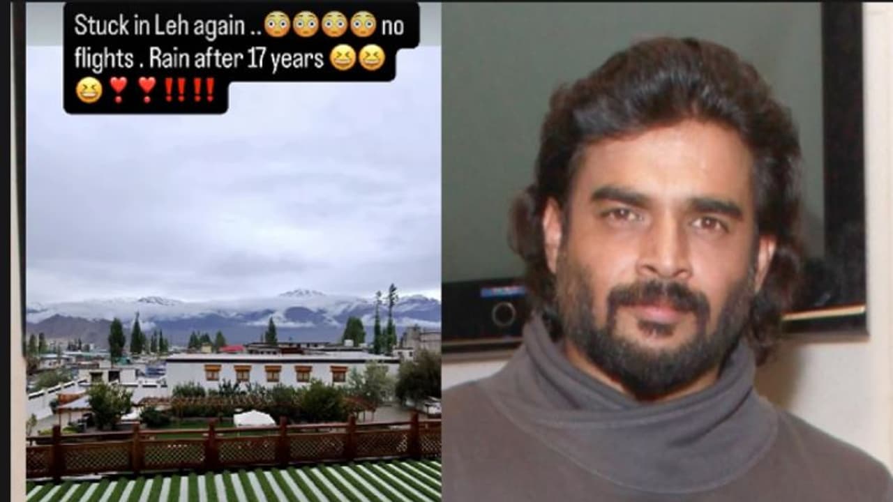 Actor Madhavan Stranded in Flood Hit Leh Due to Heavy Rainfall