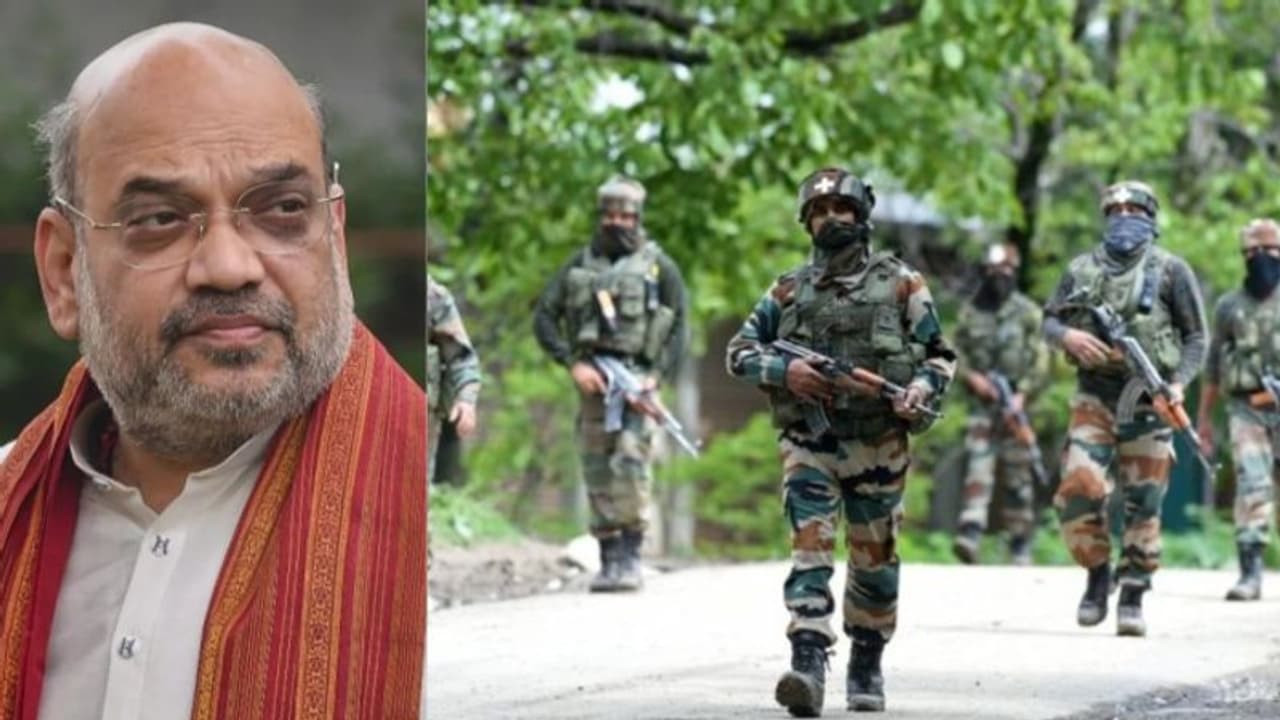 Amit Shah, Jammu Kashmir army