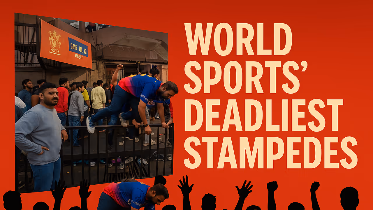 RCB victory celebration tragedy: 5 deadly stampedes that shocked the sports world