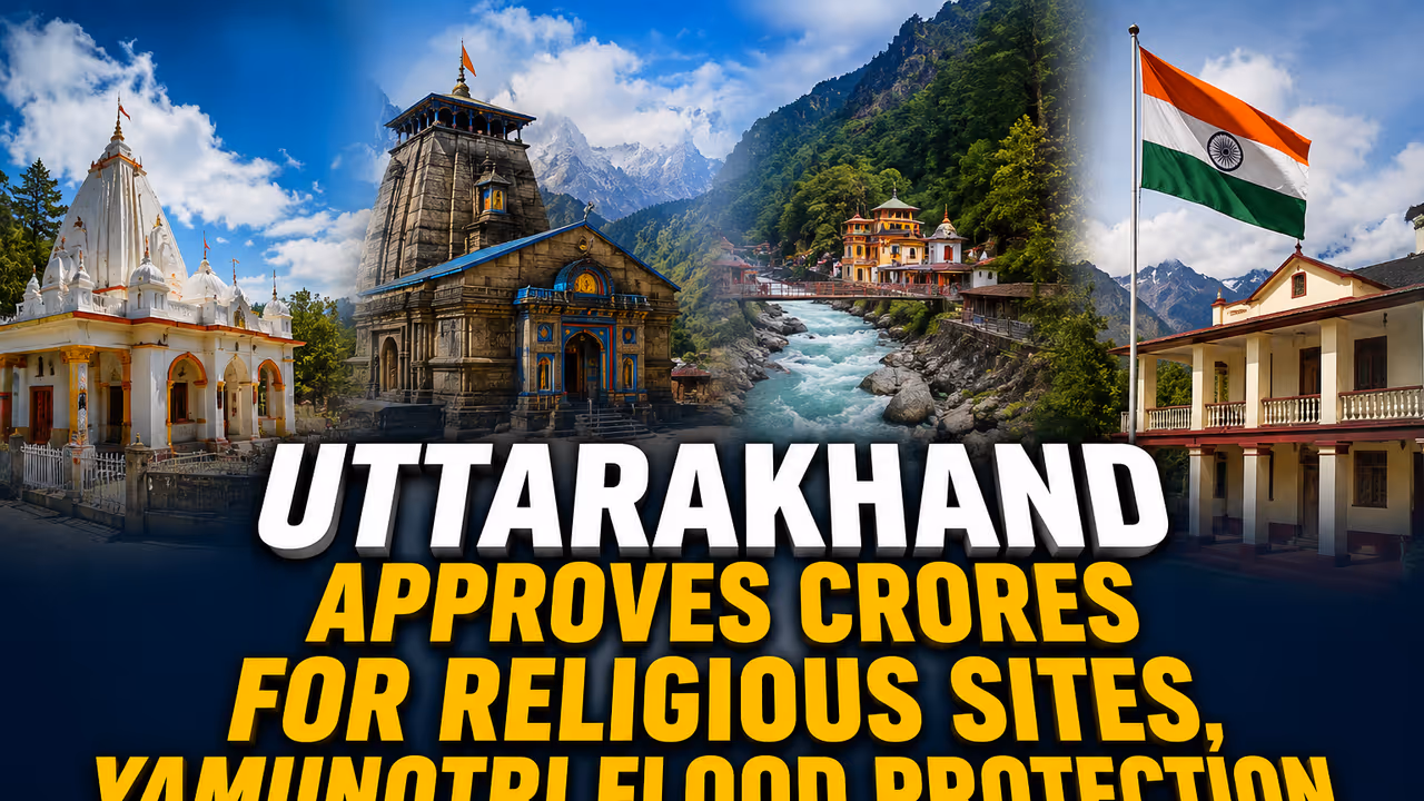 Khatima to Yamunotri, CM Dhami Clears Crores for Religious and Safety Projects Khatima to Yamunotri, CM Dhami Clears Crores for Religious and Safety Projects