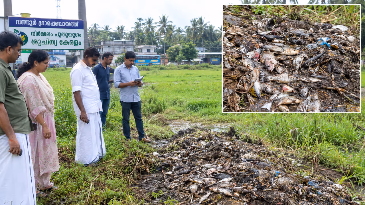 vandoor panchayat fines man rs 10000 for dumping fish waste in paddy field vandoor panchayat fines man rs 10000 for dumping fish waste in paddy field