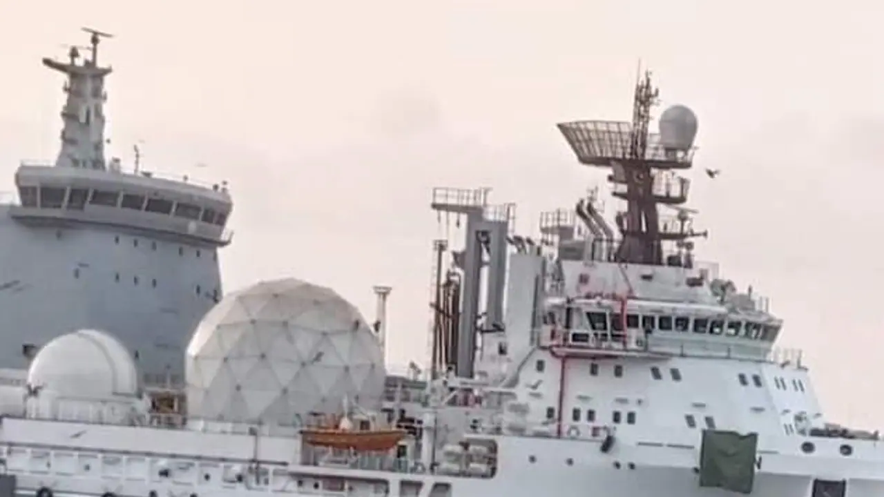 Courtesy of China Pakistans first spy ship PNS Rizwan Here are the details of the warship bsm Courtesy of China Pakistans first spy ship PNS Rizwan Here are the details of the warship bsm
