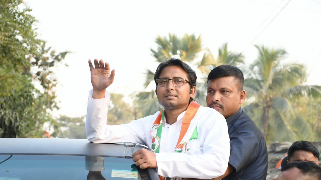 Sagardighi Congress candidate Bayron Biswas Sagardighi Congress candidate Bayron Biswas