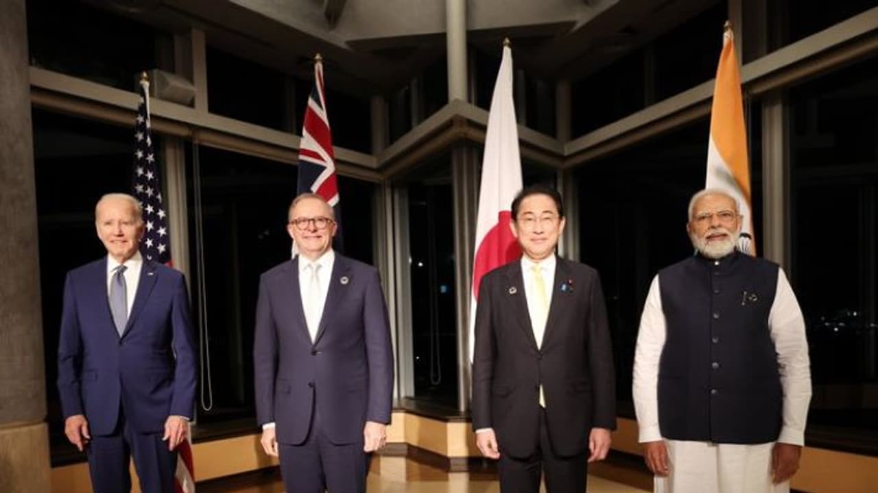 PM Modi in QUAD meeting Hiroshima PM Modi in QUAD meeting Hiroshima