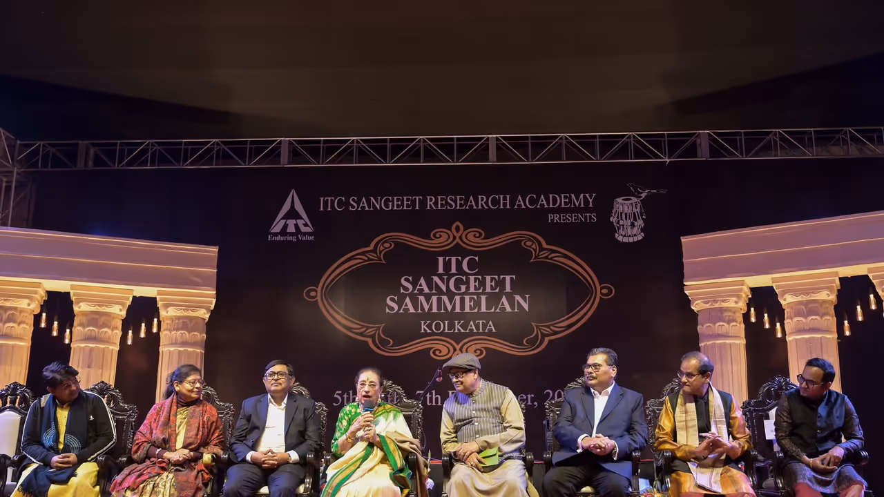 Parveen Sultana received the ITC Music Award Parveen Sultana received the ITC Music Award