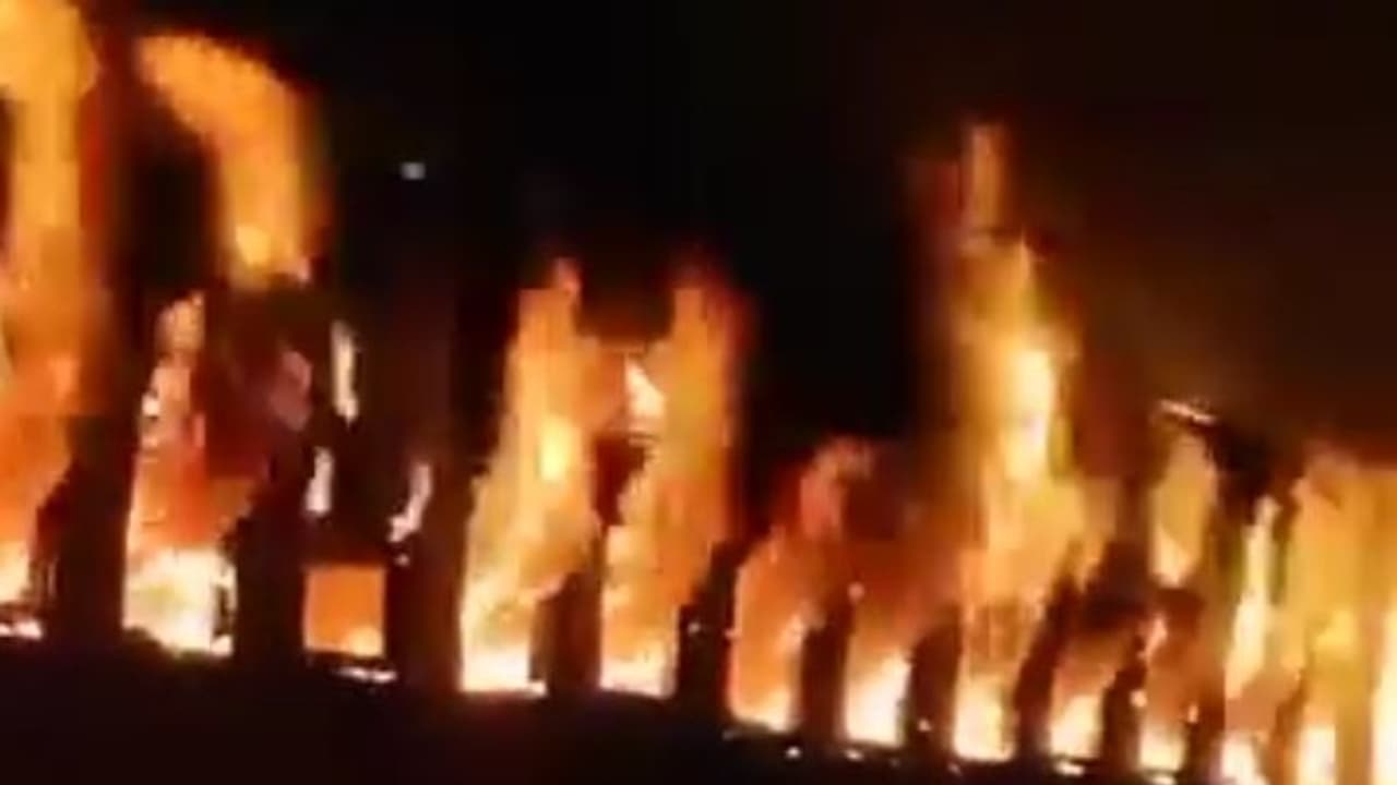 Just two days before the election 4 people including two children died in a train fire in Bangladesh bsm