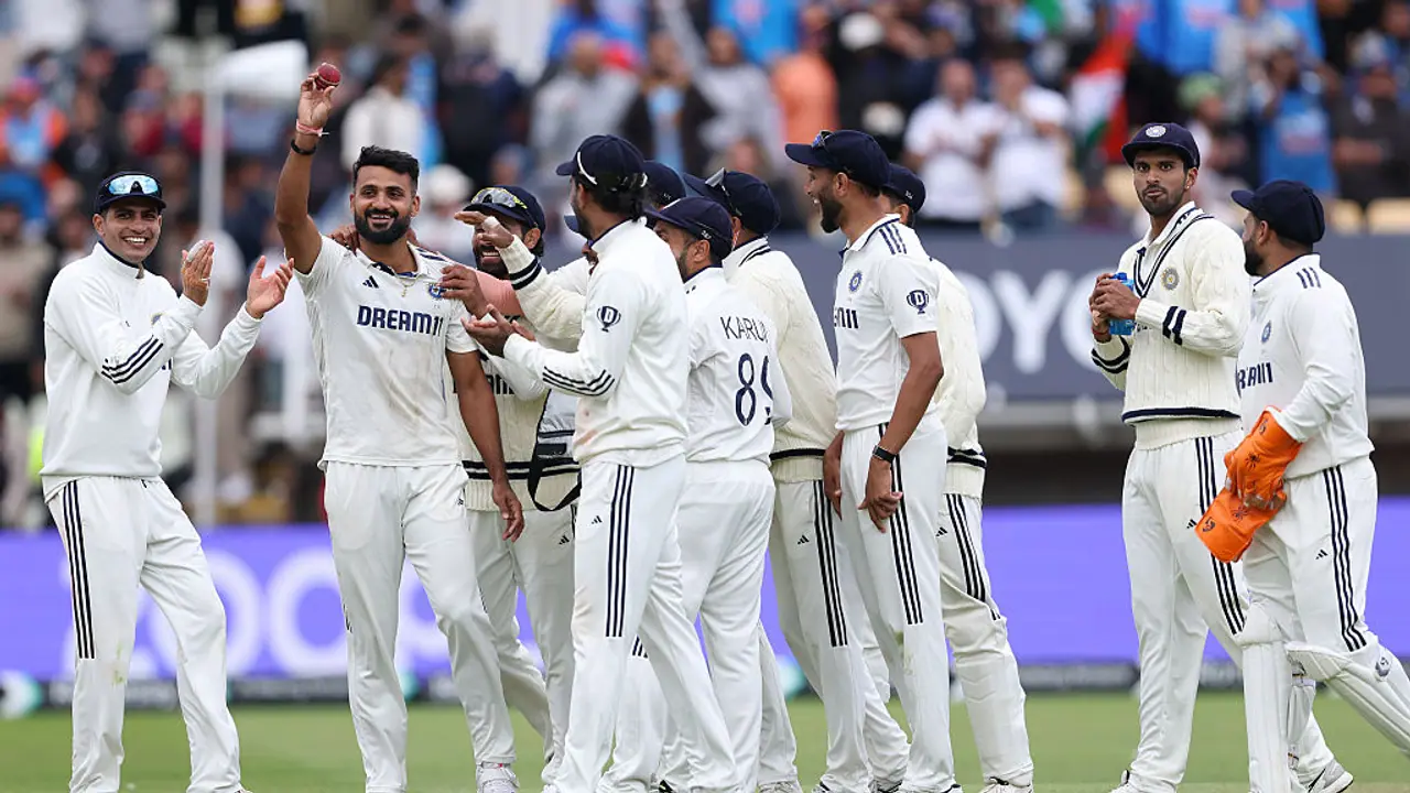 Team India historic Edgbaston Test win Team India historic Edgbaston Test win