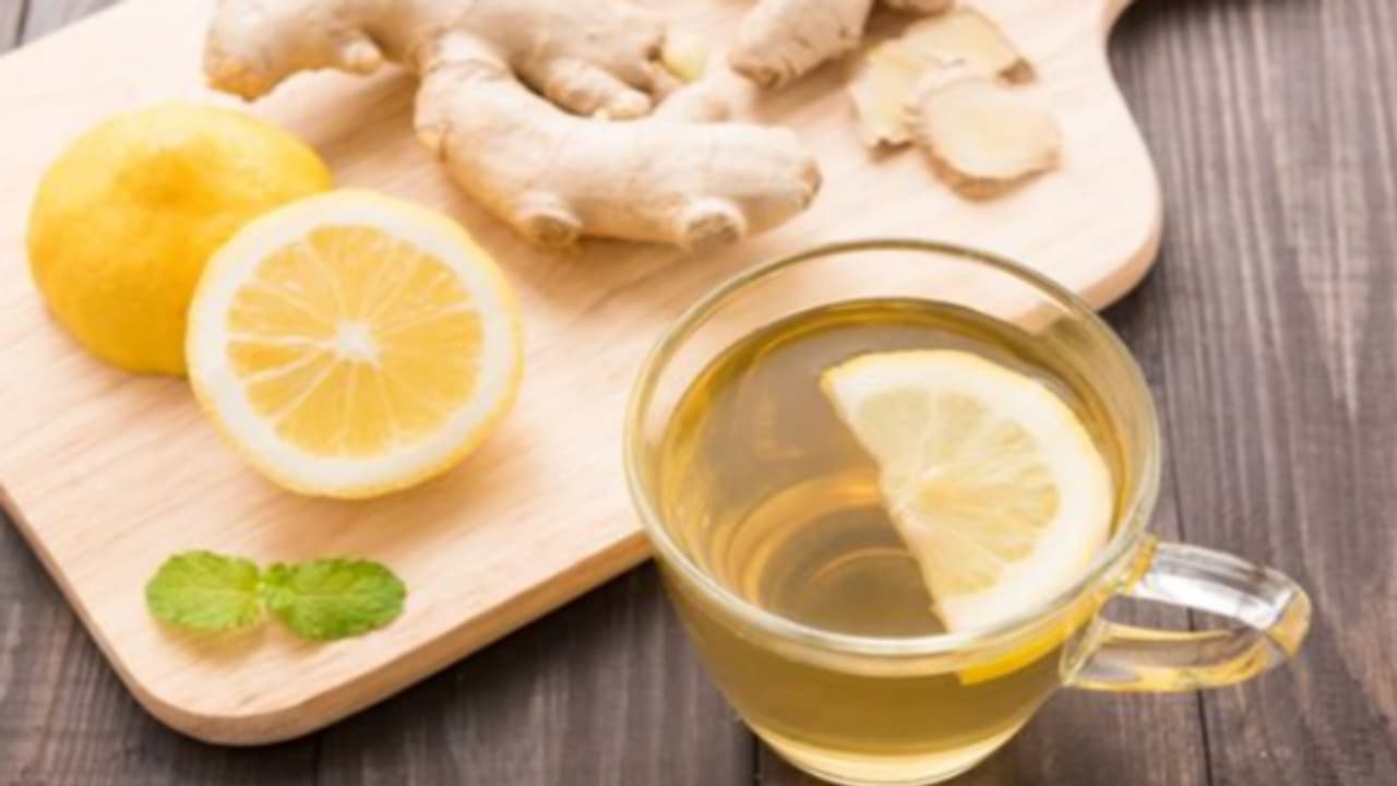lemon ginger water
