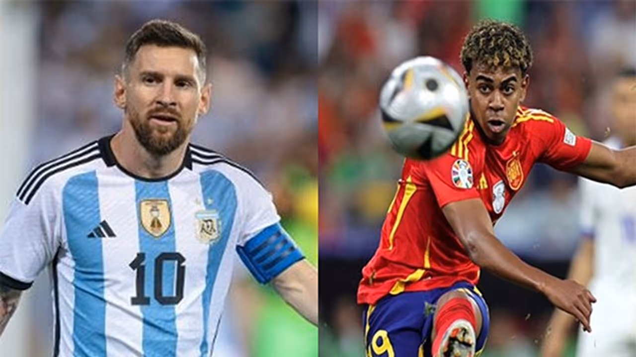Lionel Messi (L) and Lamine Yamal (R). (Photo: X/@FIFAWorldCup) Lionel Messi (L) and Lamine Yamal (R). (Photo: X/@FIFAWorldCup)