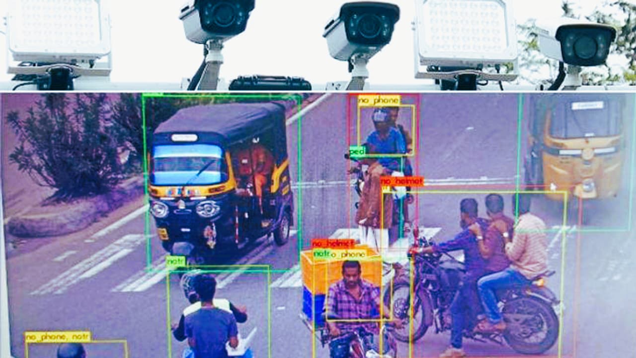 traffic Cameras enabled with AI traffic Cameras enabled with AI